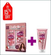 Kit Dabelle Explosão de Brilho Sham+Cond+Oleo em Creme190ml