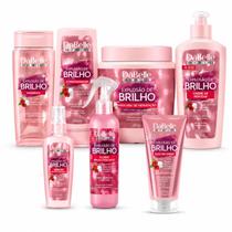 Kit DaBelle Explosão De Brilho: Shampoo 250ml e Condicionador 200ml + Máscara De 400g, Finalizadores