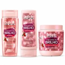 Kit DaBelle Explosão De Brilho: Shampoo 250ml e Condicionador 200ml + Máscara De 400g