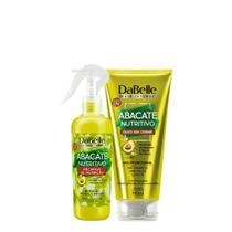 Kit DaBelle Hair Abacate Nutritivo Óleo em Creme 190ml + Recarga de Nutrição 180ml (2 produtos)