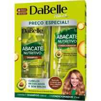 KIT DaBelle Hair Intense Abacate Nutritivo Shampoo 250ML Condicionador 175ML Nutrição Blend de Óleos