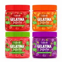 Kit DaBelle Jujuba Gelatinas: Morango, Laranja, Uva e Melancia