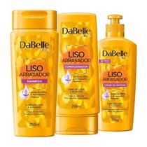Kit Dabelle Liso Arrasador Shampoo Hidratação e Condicionador Leave-in 425ml + Creme de Pentear 270g