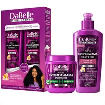 Kit DaBelle Meu Cronograma Perfeito: Shampoo 410ml e Condicionador 175ml + Máscara de Hidratação, Creme de Pentear Kit DaBelle Meu Cronograma Perfeito: Shampoo 410ml e Condicionador 175ml + Máscara de Hidratação, Creme de Pentear