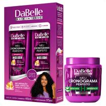 Kit DaBelle Meu Cronograma Perfeito: Shampoo 410ml e Condicionador 175ml + Máscara de Hidratação