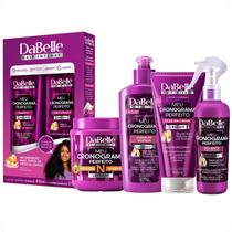 Kit DaBelle Meu Cronograma Perfeito: Shampoo 410ml e Condicionador 175ml + Máscara de Nutrição, Creme de Pentear, Óleo em Creme, Selante Kit DaBelle Meu Cronograma Perfeito: Shampoo 410ml e Condicionador 175ml + Máscara de Nutrição, Creme de Pentear, Óleo em Creme, Selante