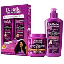 Kit DaBelle Meu Cronograma Perfeito: Shampoo 410ml e Condicionador 175ml + Máscara de Nutrição, Creme de Pentear Kit DaBelle Meu Cronograma Perfeito: Shampoo 410ml e Condicionador 175ml + Máscara de Nutrição, Creme de Pentear