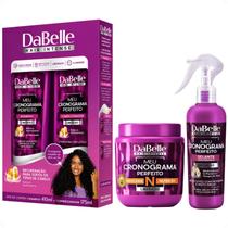 Kit DaBelle Meu Cronograma Perfeito: Shampoo 410ml e Condicionador 175ml + Máscara de Nutrição, Selante