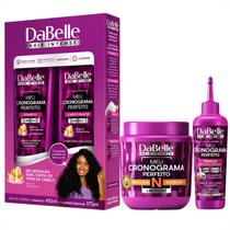 Kit DaBelle Meu Cronograma Perfeito: Shampoo 410ml e Condicionador 175ml + Máscara de Nutrição, Tônico
