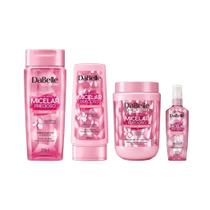 Kit Dabelle Micelar Precioso Shampoo+Cond+Mascara+Óleo Cap