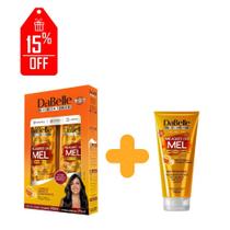 Kit Dabelle Milagres do Mel Shampoo + Cond + Oleo em Creme