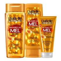 kit Dabelle Milagres do mel Shampoo Condicionador Òleo em creme