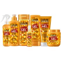 Kit Dabelle Milagres Mel Shampoo Condicionador 475ml Máscara 400g Finalizadores Termoativos