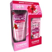 Kit Dabelle Óleo em Creme 190ml + Shampoo 100ml Explosão de Brilho