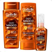 Kit DaBelle Óleo Mágico Blend 10 Óleos: Shampoo 250ml, Condicionador 200ml e Óleo Mágico 45ml