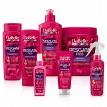 Kit DaBelle Resgata Fios: Com Shampoo 250ml e Condicionador 200ml + Máscara 400g e Finalizadores