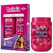 Kit DaBelle Resgata Fios: Shampoo 375ml e Condicionador 175ml + Máscara De 800g Kit DaBelle Resgata Fios: Shampoo 375ml e Condicionador 175ml + Máscara De 800g