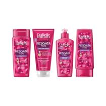 Kit Dabelle Resgata Fios Shampoo+Cond+Cr Pentear+Oleo Creme Kit Dabelle Resgata Fios Shampoo+Cond+Cr Pentear+Oleo Creme