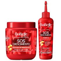 Kit DaBelle Tonico SOS Crescimento + Máscara Crescimento 400g + Tônico Fortalecimento 100ml