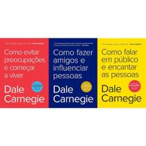 Kit Dale Carnegie - 3 livros best seller - Kit de Livros