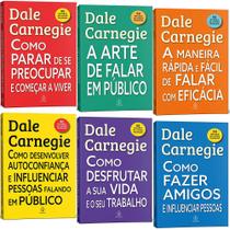 Kit Dale Carnegie 6 Livros Guia Prático Autoajuda Liderança Oratória Texto Integral Em Português