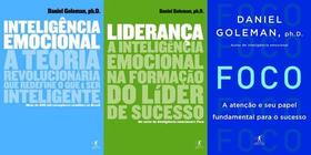 Kit Daniel Goleman Inteligência Emocional + Foco + Liderança