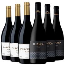 Kit Dão 6 Garrafas 3 Aliança e 3 Parcelas Kit Dão 6 Garrafas 3 Aliança e 3 Parcelas