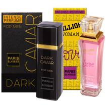 Kit Dark Caviar e Billion Woman Love - Paris Elysees Kit Dark Caviar e Billion Woman Love - Paris Elysees