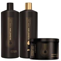 Kit Dark Oil Sh 1000ml + Cond 1000ml + Masc 500ml