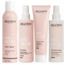 Kit dark spray, fix, perfect cream e thermal dream rigolim