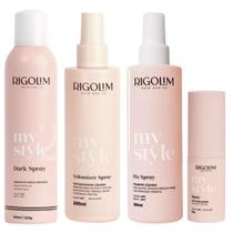 Kit dark, volumizer, fix e snow pó rigolim Kit dark, volumizer, fix e snow pó rigolim