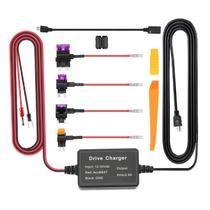 Kit Dash Cam Hardwire Câmera de painel aqxreight 12V-30V a 5V