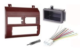 Kit Dash + Kit de bolso + cablagem de fios+adaptador de antena para Chevrolet e GMC 1988-1996
