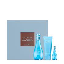 Kit Davidoff Cool Water Feminino - Eau de Toilette 100ml + 15ml + Body Lotion 75ml