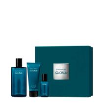 Kit Davidoff Cool Water Masculino - Eau de Toilette 125ml + 15ml + Shower Gel 75ml