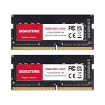 Kit DDR4 RAM Gigastone de 16 GB (2x8 GB) Notebook SODIMM de 3200 MHz