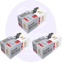 Kit de 03 Cx. Luva Descartável Nitrílica Sem Pó Preta G - 100un Descarpack Kit de 03 Cx. Luva Descartável Nitrílica Sem Pó Preta G - 100un Descarpack