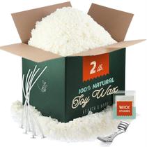 Kit de 0,9 kg de cera de soja orgânica Candle Wax Hearth & Harbor