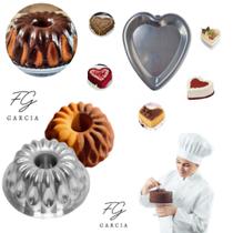 Kit De 1 Forma Coração Ballerine + 1 Forma Suíça Gota Para Bolo Bundt Bolo Nórdico Nordic Cake
