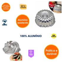 Kit de 1 Forma Vulcão + 1 Forma Suíça Gomada Para Bolos De Novela Decorados