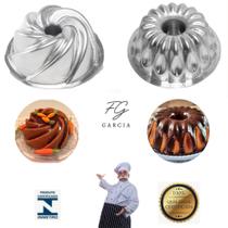 Kit De 1 Forma Vulcão Com Furo Para Bolo Bundt + 1 Forma Suíça Gota Para Bolo Nórdico Nordic Cake