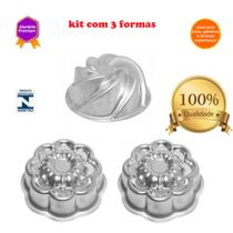 Kit De 1 Forma Vulcão e 2 Forma Margarida Ballerine Para Bolos Decorados