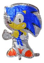 Kit De 10 Balão Metalizado Do Sonic