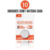 Kit de 10 Baterias CR2025 de Lítio Black + Decker