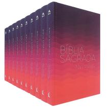 Kit de 10 Bíblias Capa Pop NVI Leitura Perfeita Brochura
