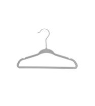 Kit de 10 cabides infantis de veludo toqzinho - oikos cinza