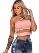 Kit De 10 Cropped Suplex Com Bojo Cores e Modelos Variados