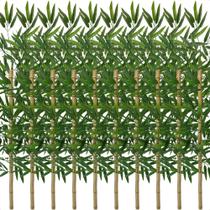 Kit de 10 Hastes de Bambu Mosso da Sorte Artificial Decoração para Vasos e Sala