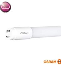 Kit de 10 lampada led tubolar t8 osram virdo 18w 3000k branca quente 1850lm 120cm 1lado