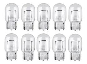 Kit de 10 Lâmpadas Halógena T20 com 2 Polos W21 5W 12v Kit de 10 Lâmpadas Halógena T20 com 2 Polos W21 5W 12v
